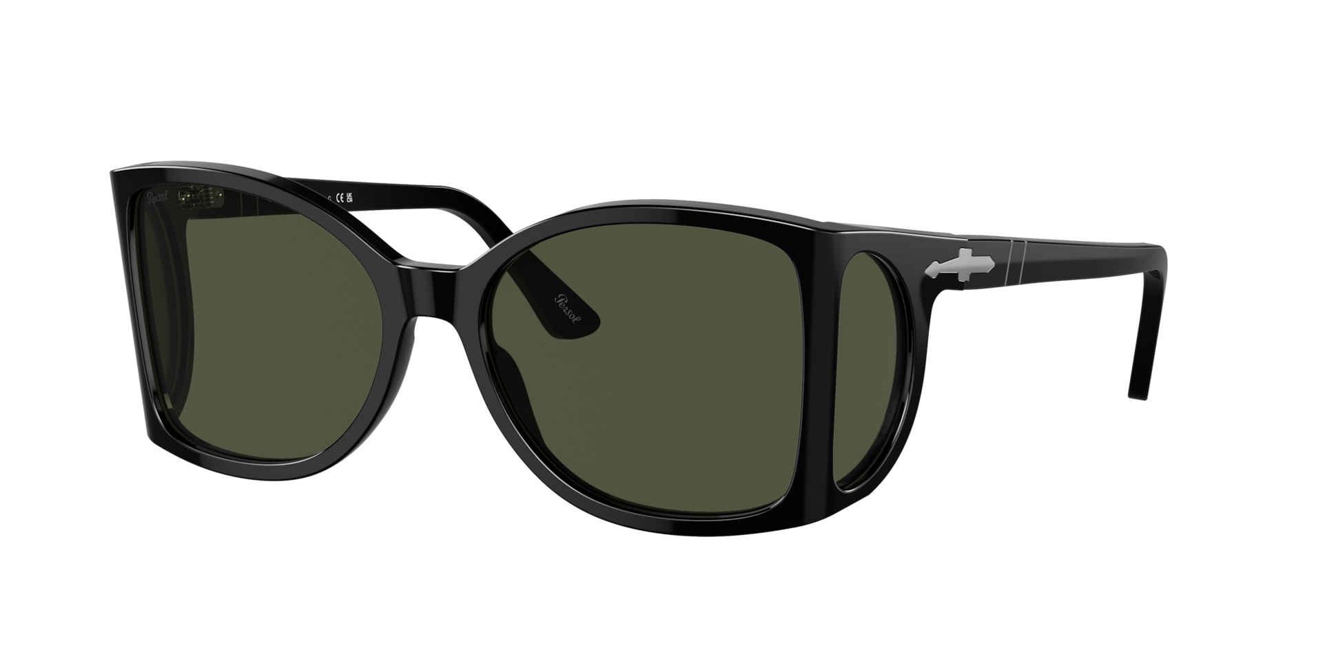 Persol Mens Sunglasses PO0005 95/31 Black Green - One Size - Image 6