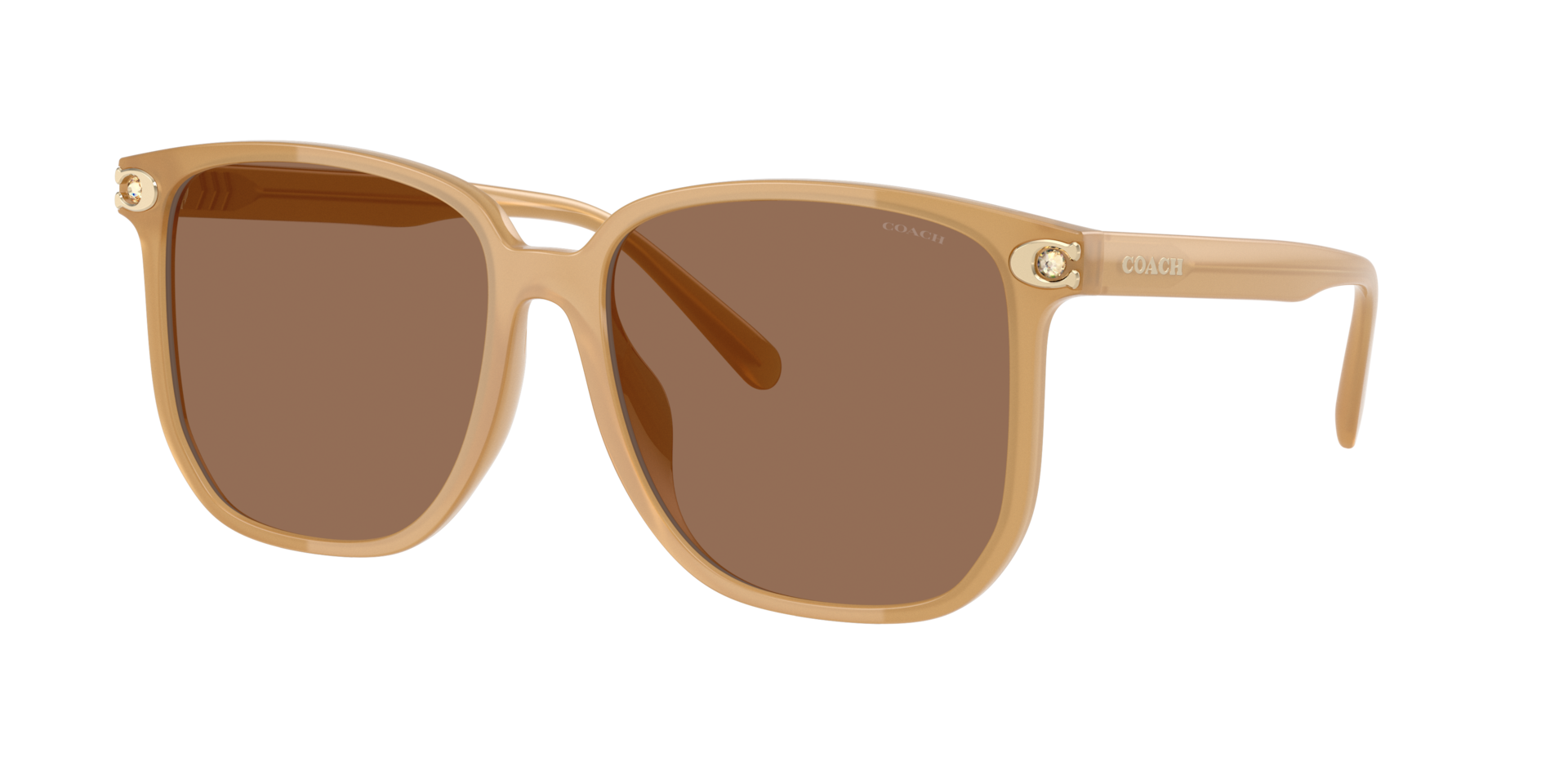Coach Femme Sunglass CW419 - Couleur du Monture Th au lait Couleur de Lentille Marron uni 69 €