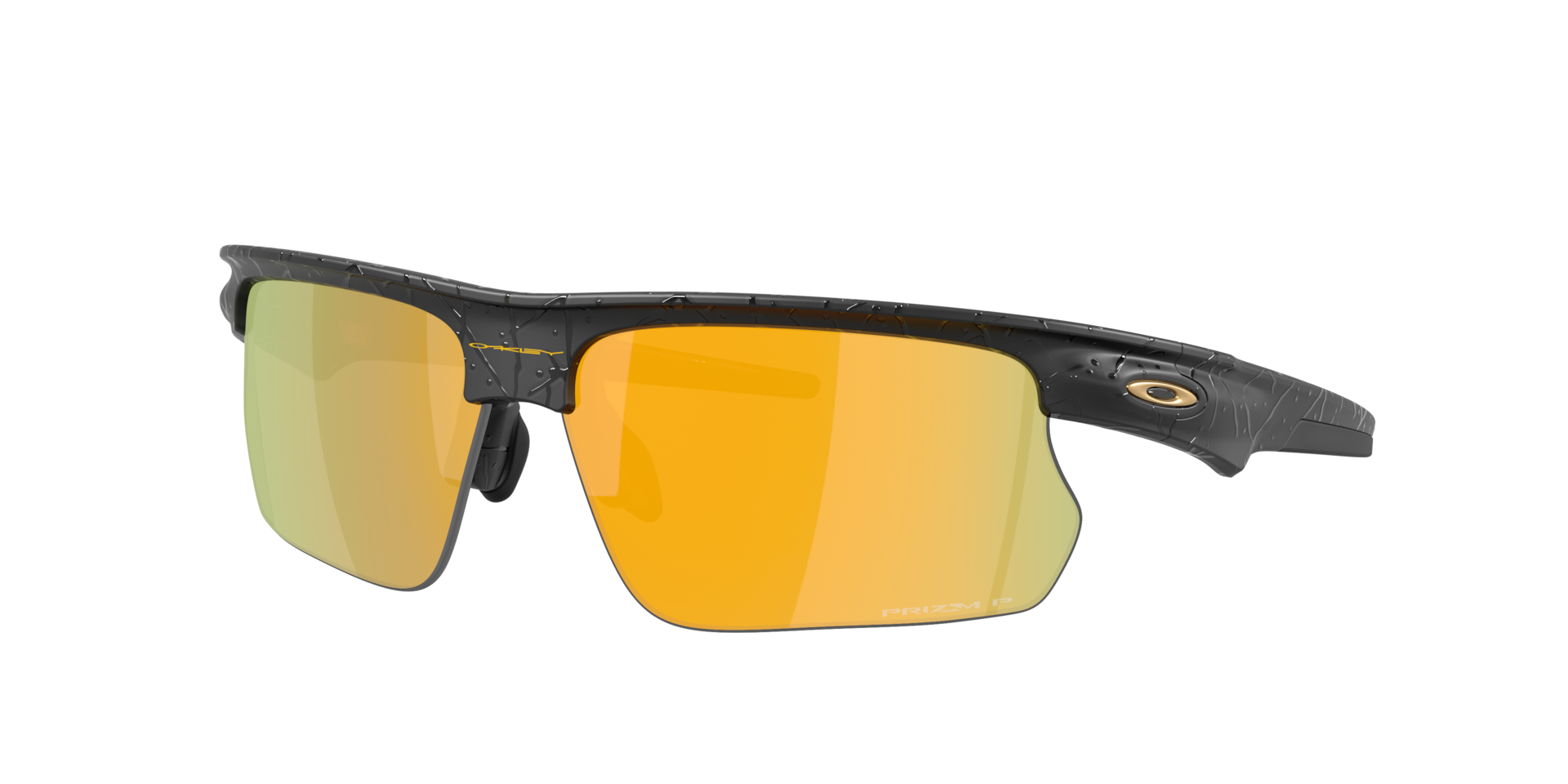 Oakley Unisex Sunglass Bisphaera™ Gridiron Collection - Couleur du Monture: Matte Black Splatter, Couleur de Lentille: Prizm 24K Polarized