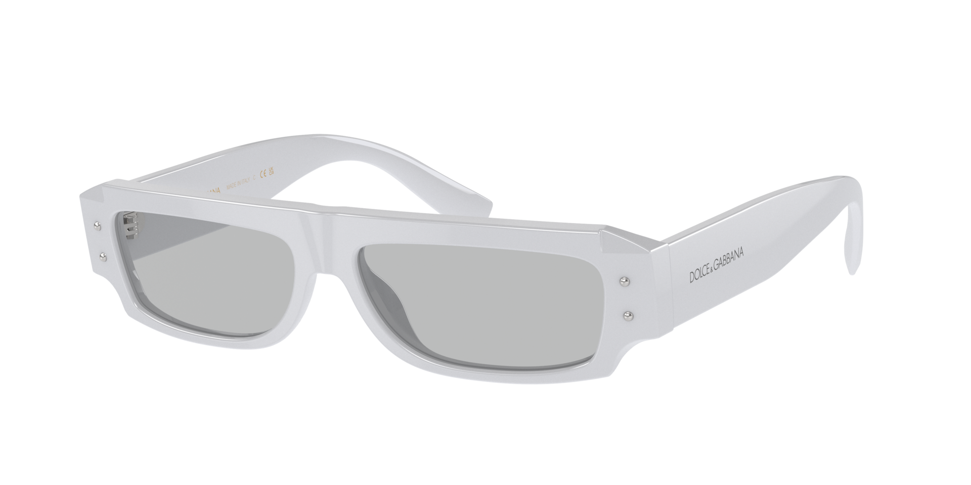 Dolce&Gabbana Mann Sunglass DG4458 - Rahmenfarbe: Hellgrau, Linsenfarbe: Hellgrau