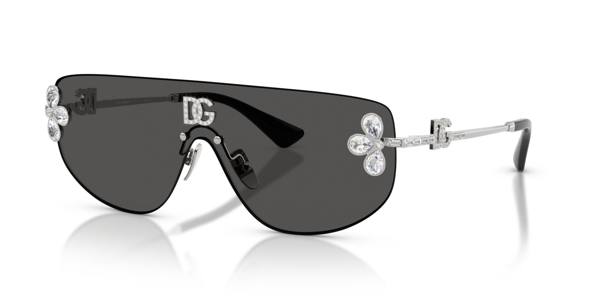 Dolce&Gabbana DG2333B (0 - 138) with Grey lenses and Silver frame