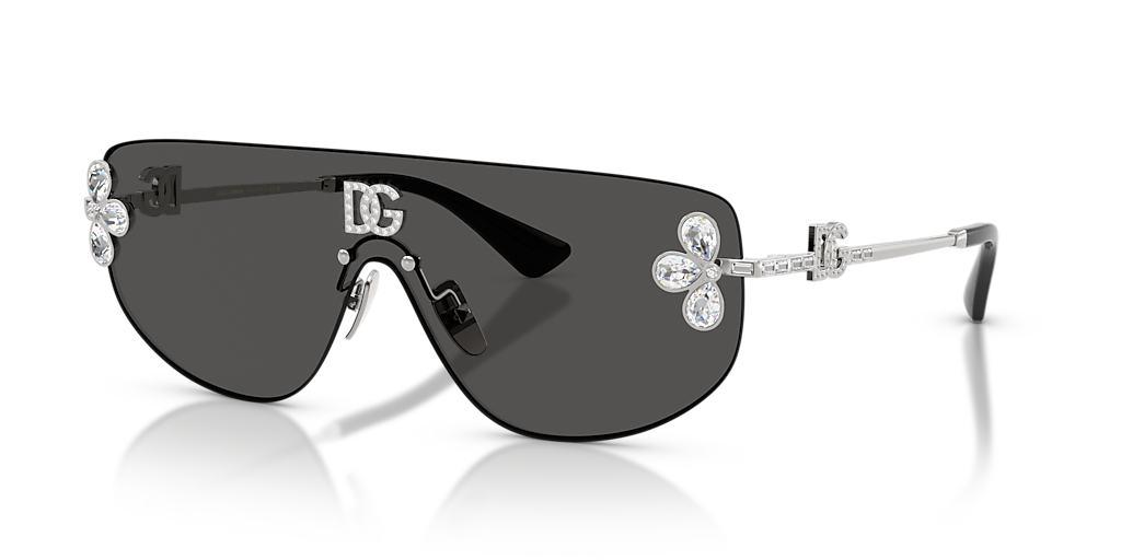 Dolce&Gabbana DG2333B (0 - 138) with Grey lenses and Silver frame