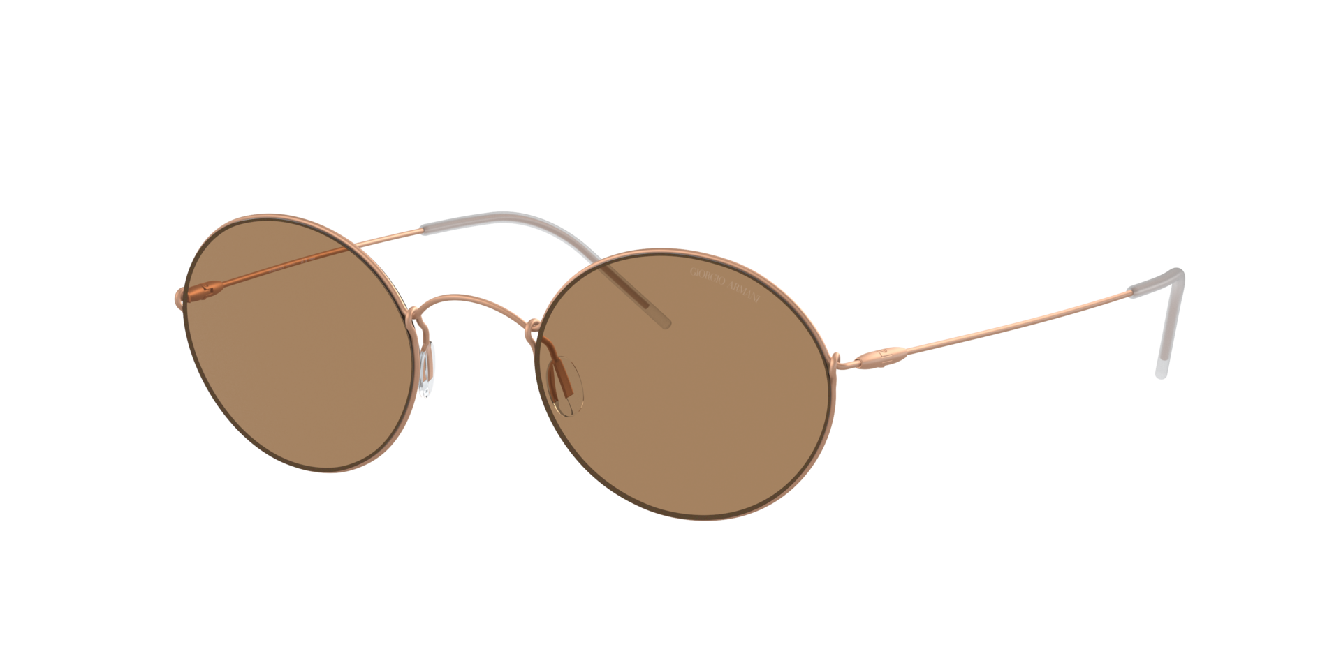 Giorgio Armani Men's Bronze/Brown Ar6115t 3006M4 Man Sunglasses Titanium Round Photochromatic - Image 2