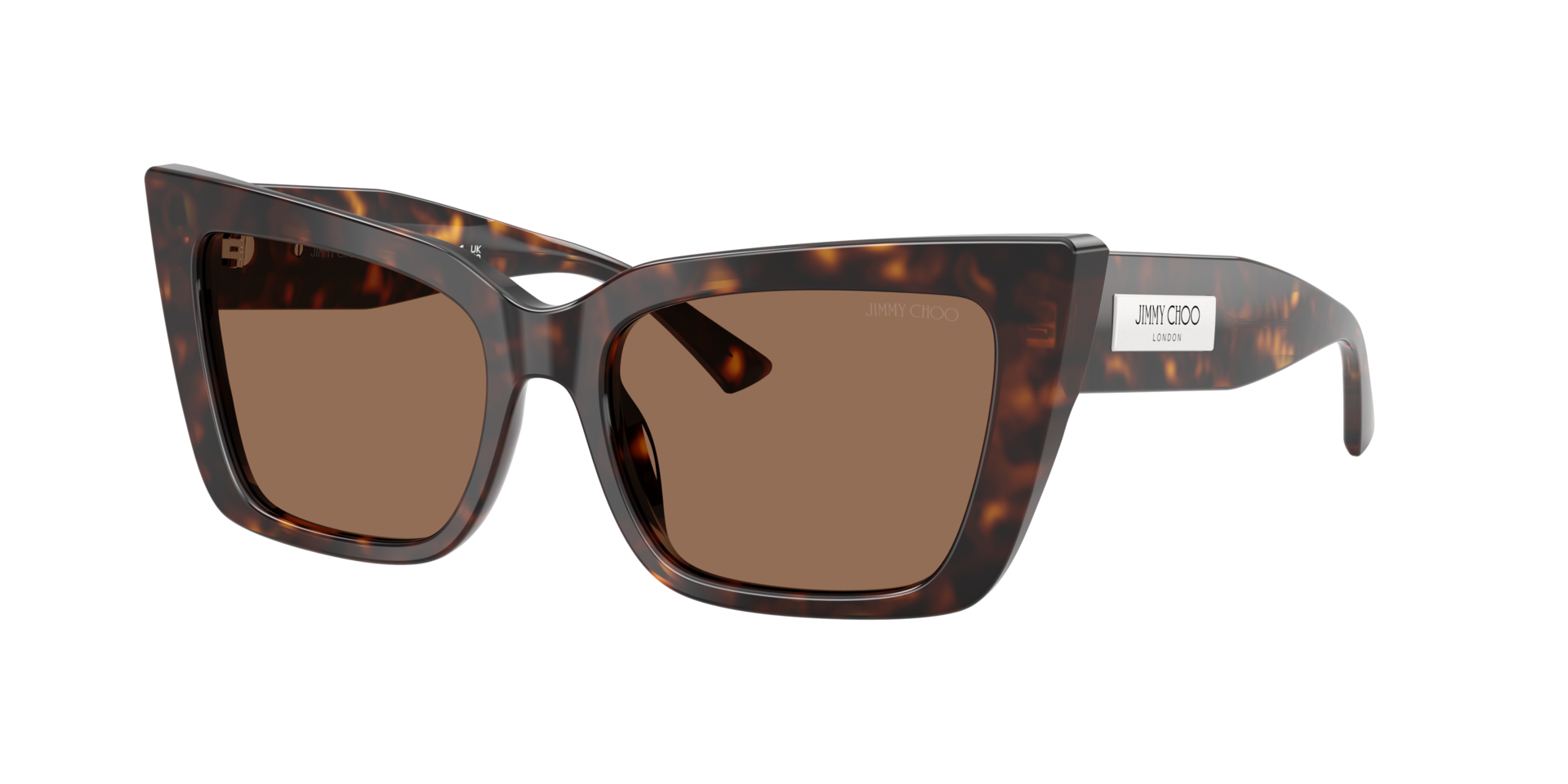 Jimmy Choo Mujer Marrón Oscuro Sunglass Jc5041 - Color Del Marco: Habana, Color De La Lente: