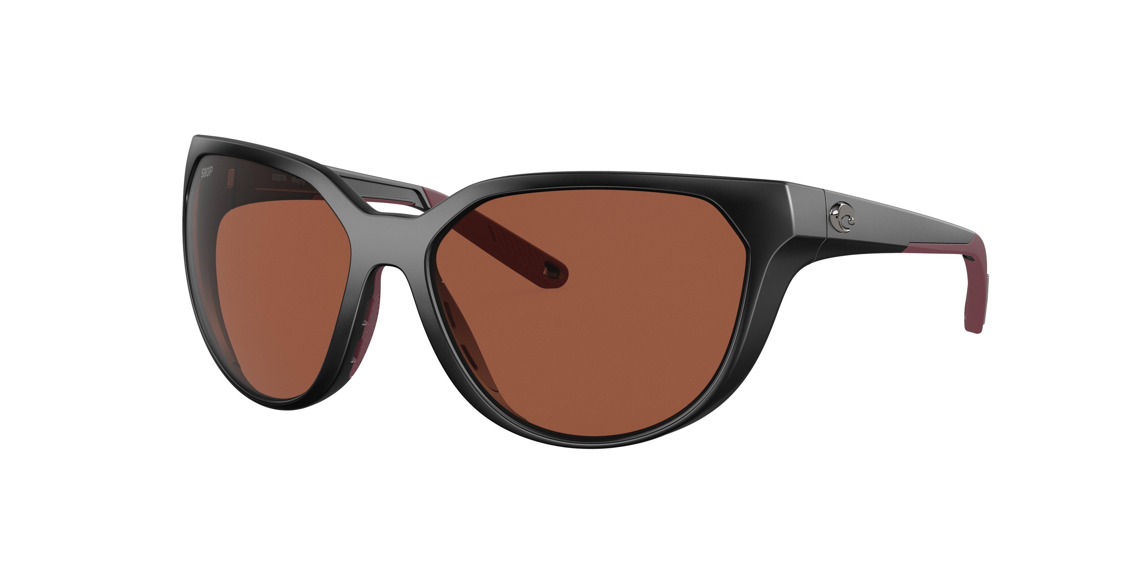 Costa Woman Sunglass Mayfly -  Frame color: Matte Black, Lens color: Copper