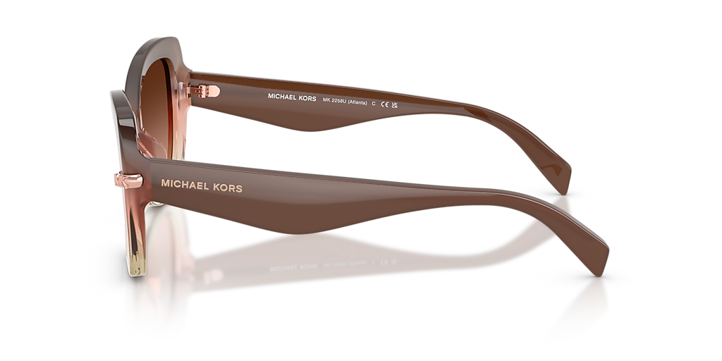 Michael Kors Atlanta L (55 - 17) with Grey lenses and Pink frame