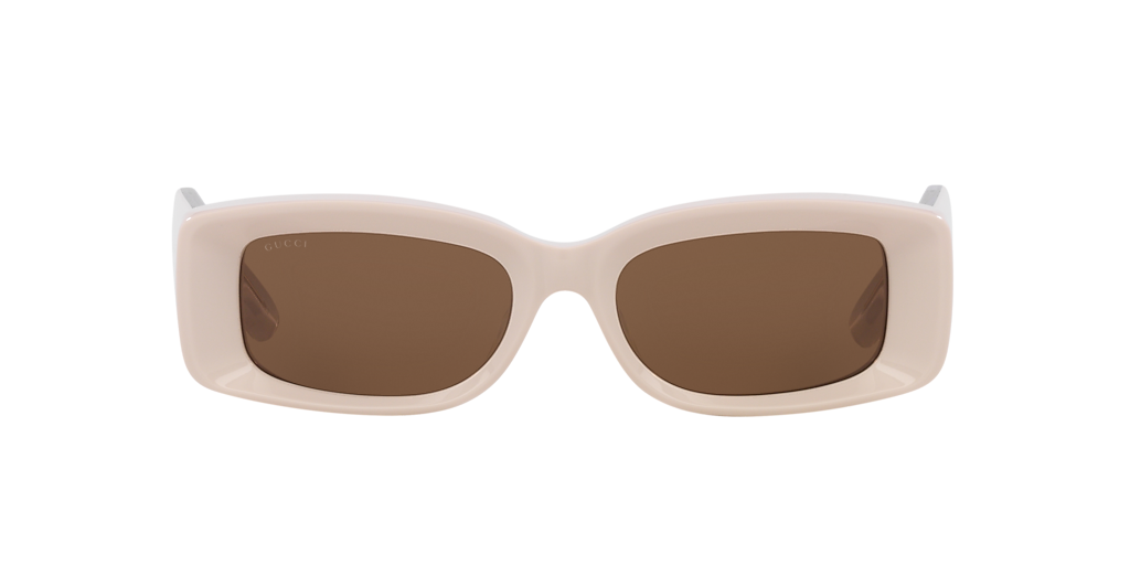 Gucci GG1528S S (53 - 18) with Brown lenses and Beige frame