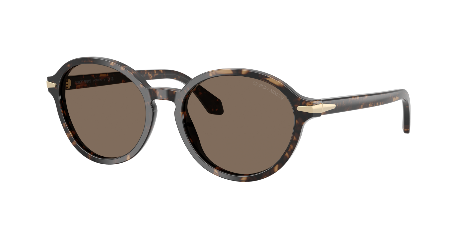 Giorgio Armani Woman Sunglass AR8237 -  Frame color: Havana Beige, Lens color: Brown