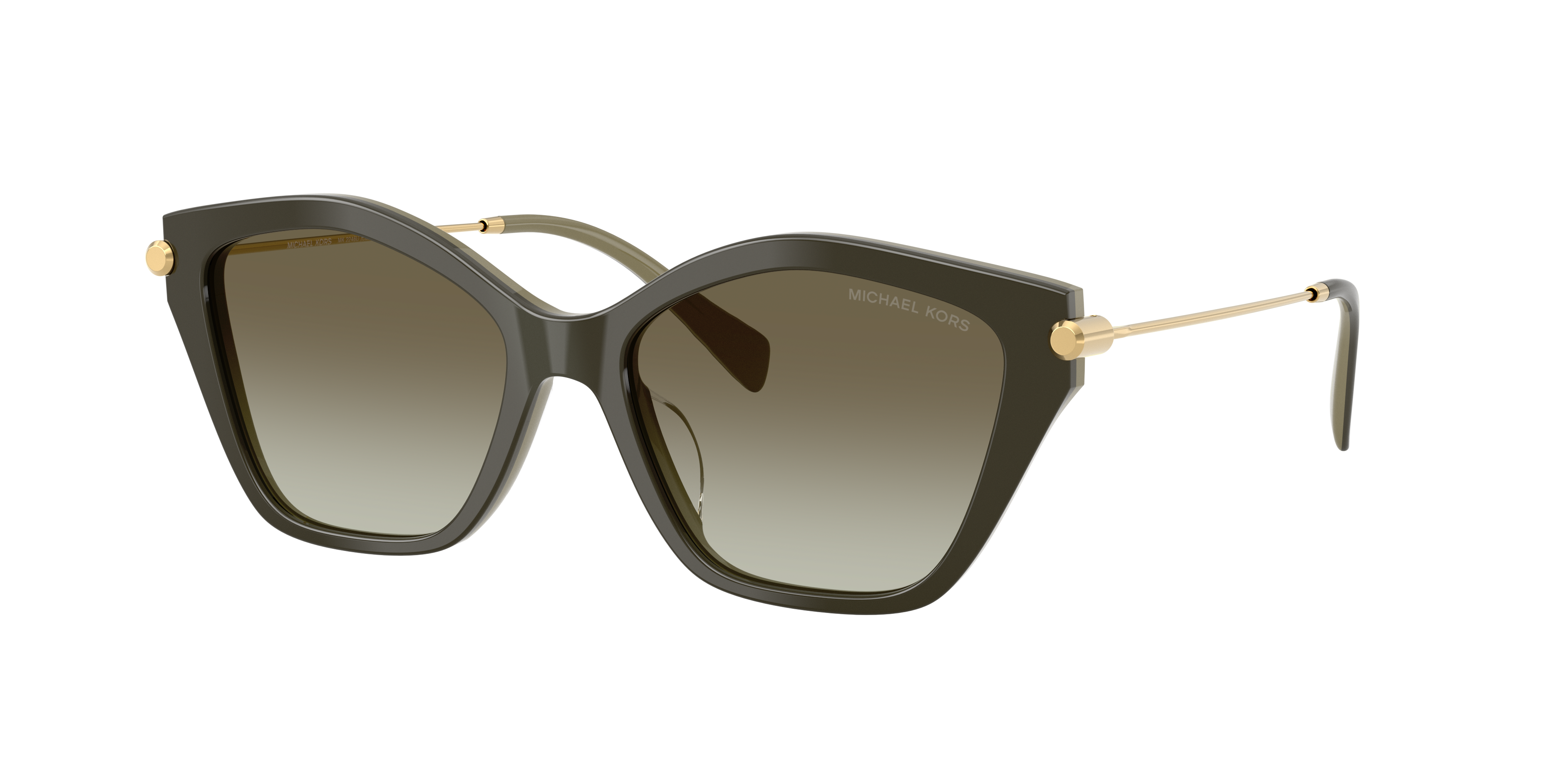 Michael Kors Woman Sunglass Catskills -  Frame color: Olive Smoke, Lens color: Olive Gradient