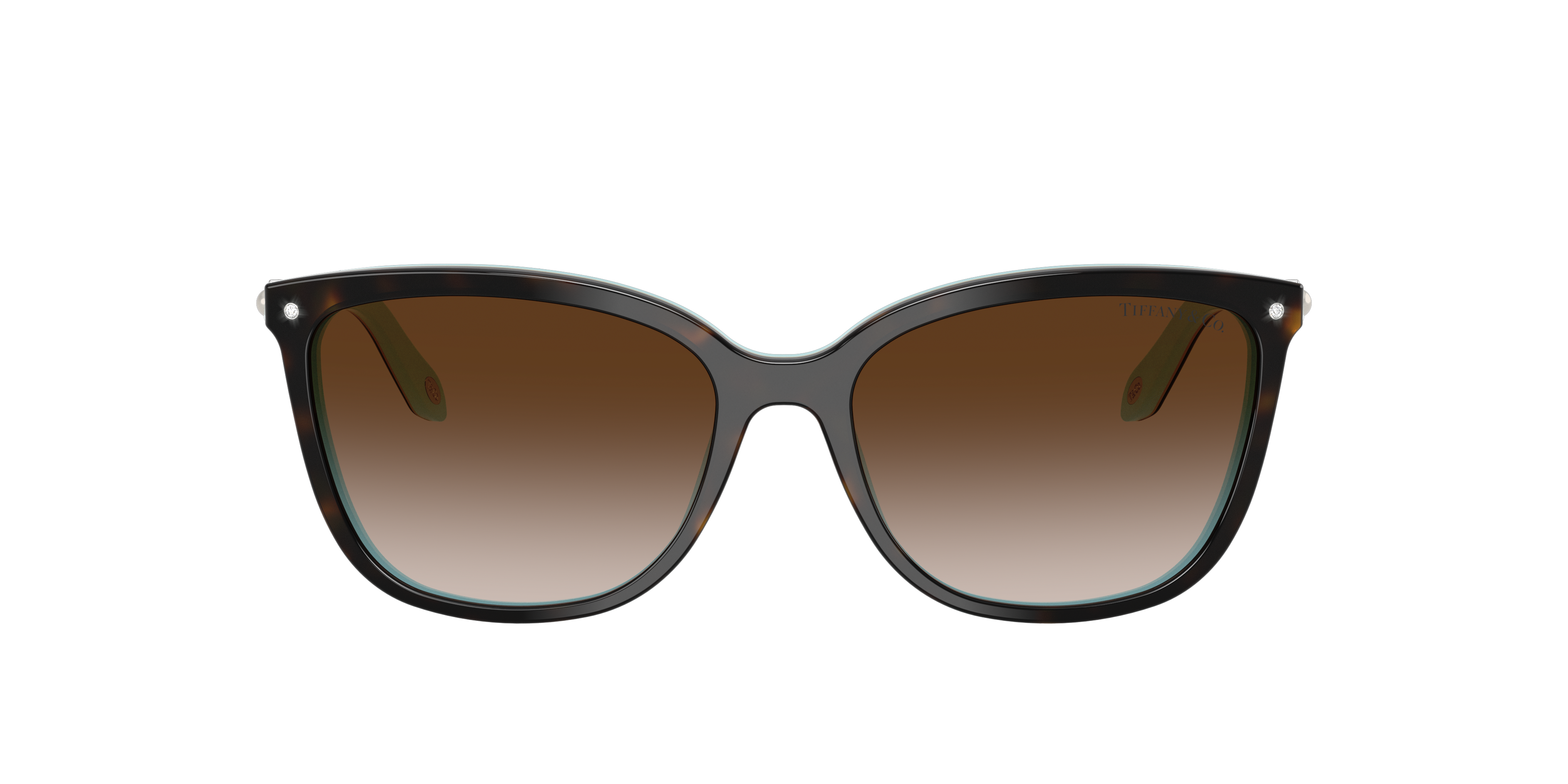 Tiffany & Co. TF4105HB S (55 - 17) with Brown lenses and Tortoise