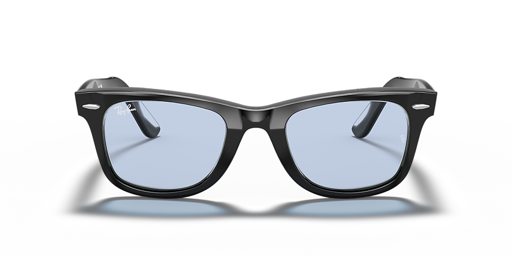 Ray-Ban Original Wayfarer Classic L (52 - 22) with Blue lenses and