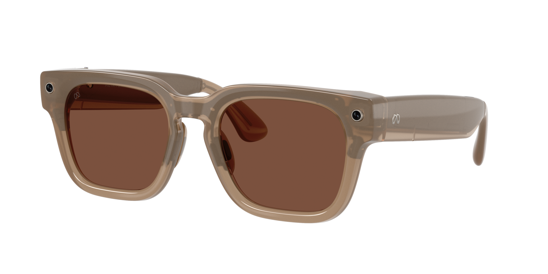 Meta Glasses Unisex  Meta Fury - Rahmenfarbe: Weiß/Gelb, Linsenfarbe: Bronze Polarized