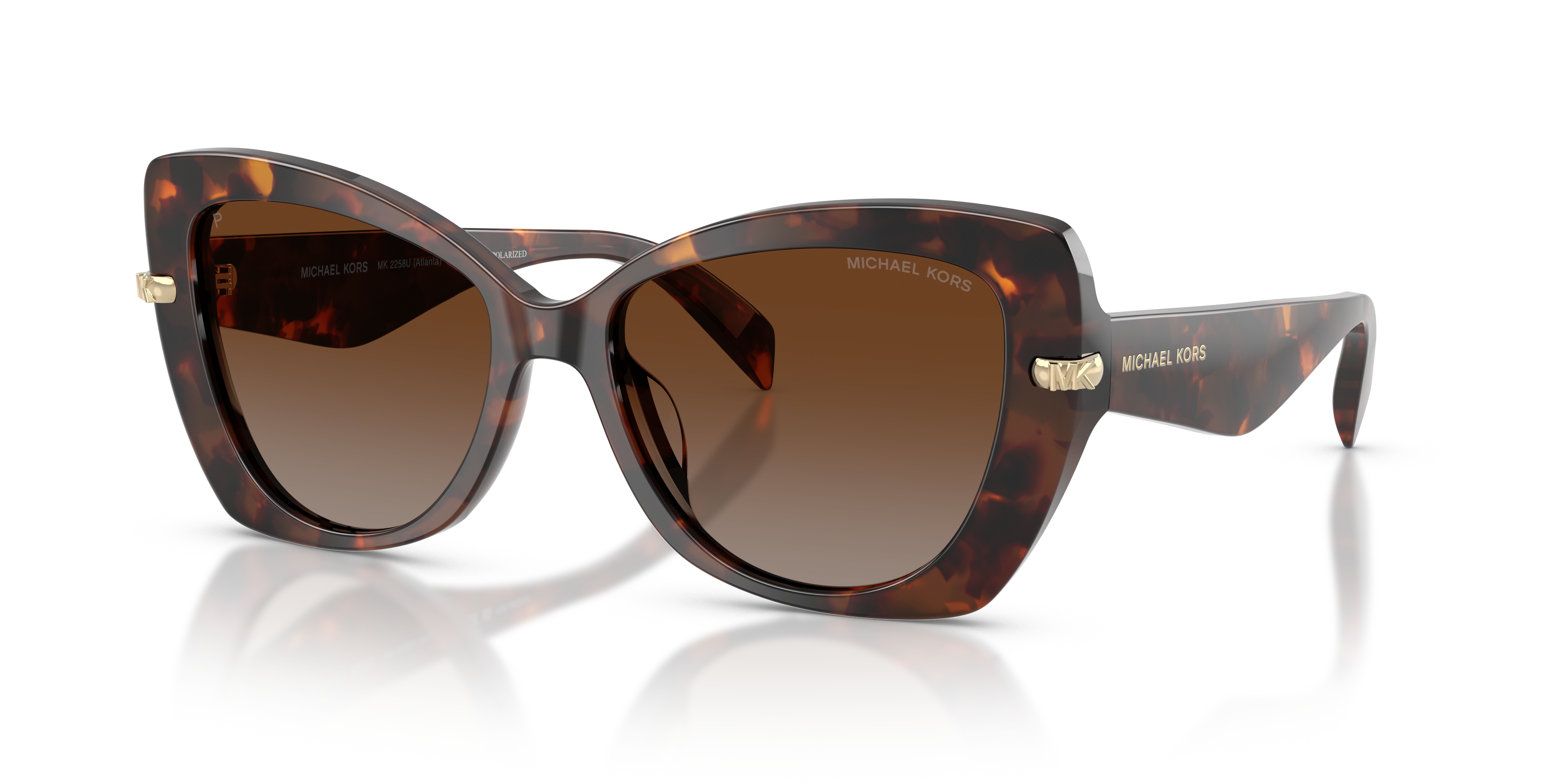 Michael Kors Atlanta L (55 - 17) with Brown lenses and Tortoise