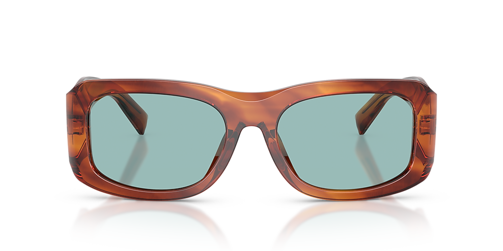 Dolce&Gabbana DG4503 XL (57 - 19) with Blue lenses and Brown frame