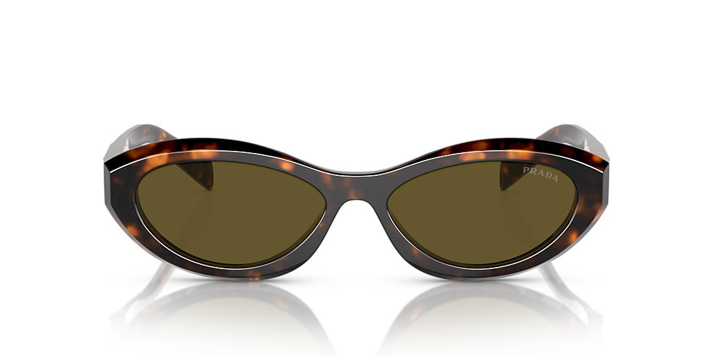 Prada PR 26ZS M (55 - 16) with Brown lenses and Tortoise frame