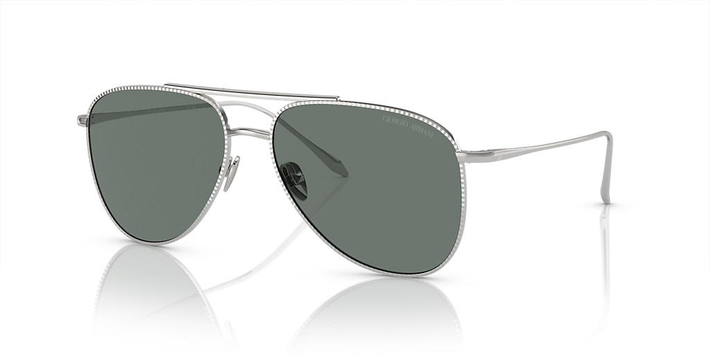 Giorgio Armani AR6152 L (57 - 15) with Grey lenses and Silver