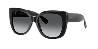 Tiffany & Co. TF4178 XL (57 - 16) with Grey lenses and Black frame