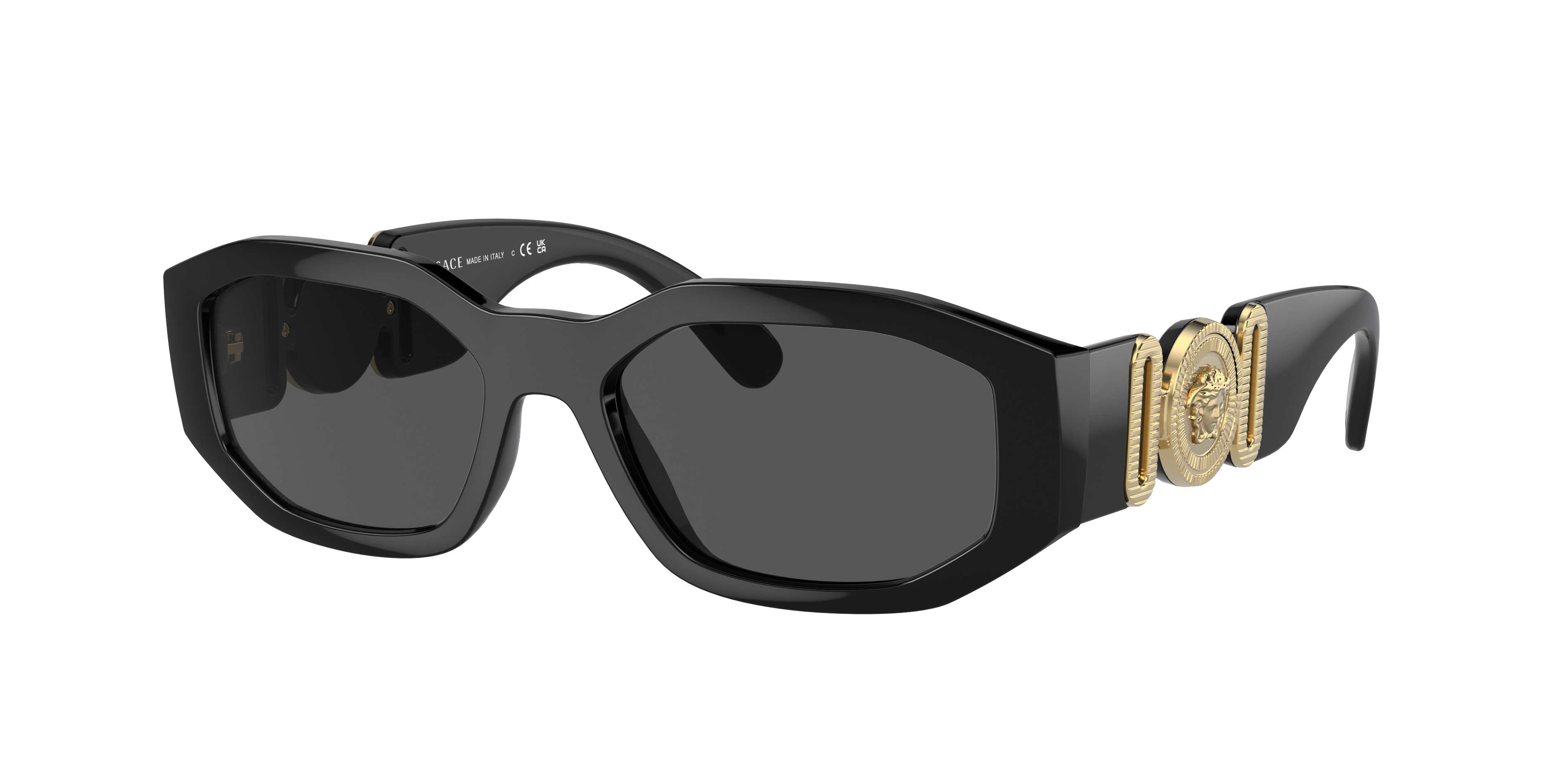Versace Biggie M (53 - 18) with Grey lenses and Black frame