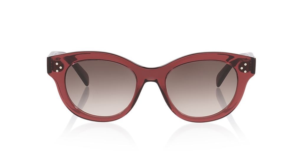 Celine Clear Frame Brown Gradient Lens Women\'s Sunglasses Celine CL4002UN 45F Sunglasses Women main image 3