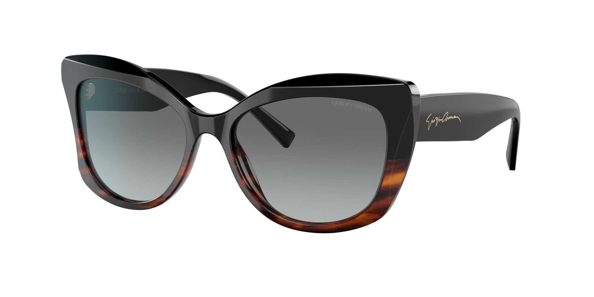 Giorgio Armani Femme Sunglass AR8161 - Couleur du Monture NoirRay Marron Couleur de Lentille Dgrad Gris 132 €
