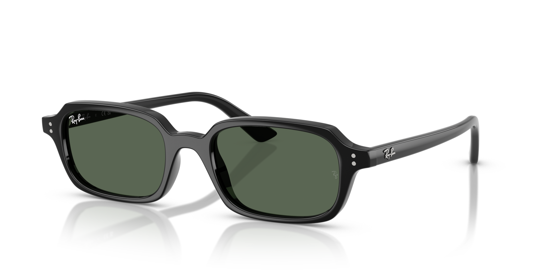 Ray-Ban Zuri Bio-Based L (52 - 19) with Green lenses and Black