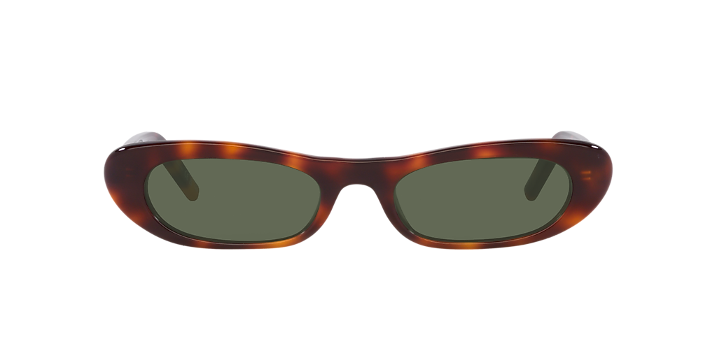 Saint Laurent SL 557 Shade XL (53 - 20) with Green lenses and