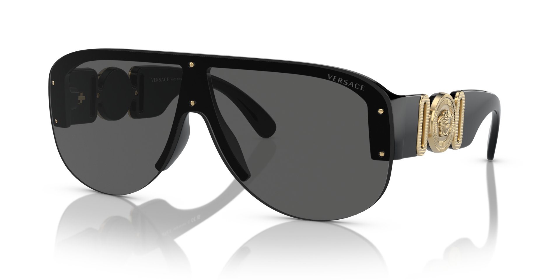 Versace VE4391 XL (0 - 148) with Grey lenses and Black frame