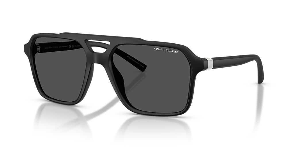 アリュゼウス Armani Exchange 0AX4166SU L (57 - 18) with Grey lenses and Black