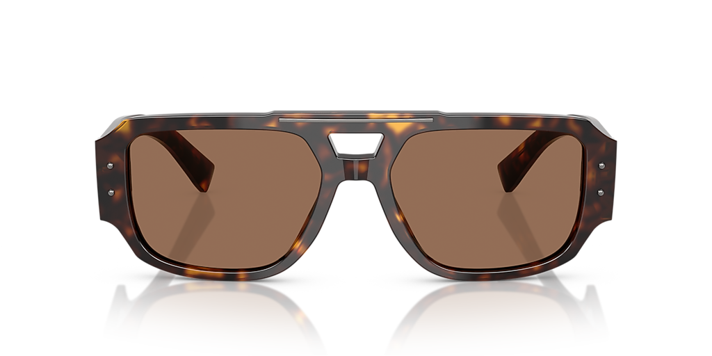 Dolce&Gabbana DG4482 XL (57 - 18) with Brown lenses and Tortoise