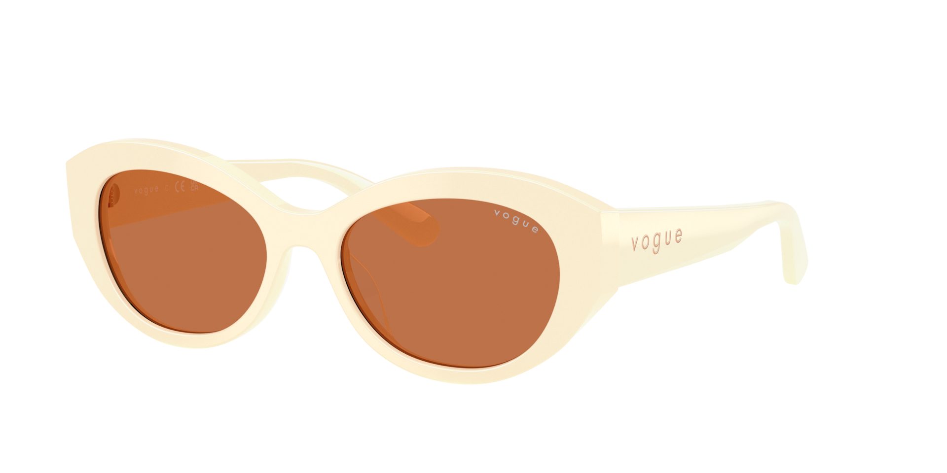 Vogue Eyewear Woman Sunglass VO5659SU -  Frame color: Full Ivory, Lens color: Brown