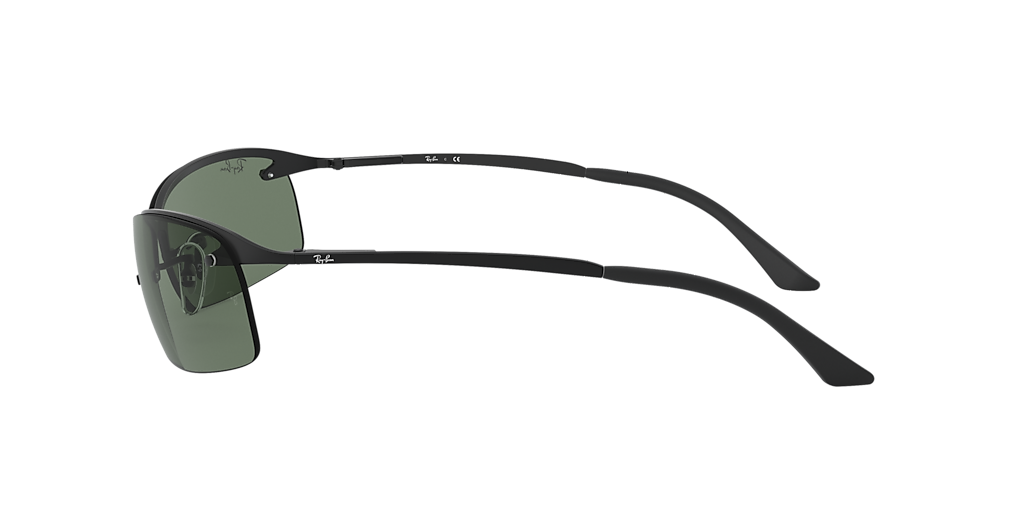 Ray-Ban RB3183 M (63 - 15) with Green lenses and Black frame