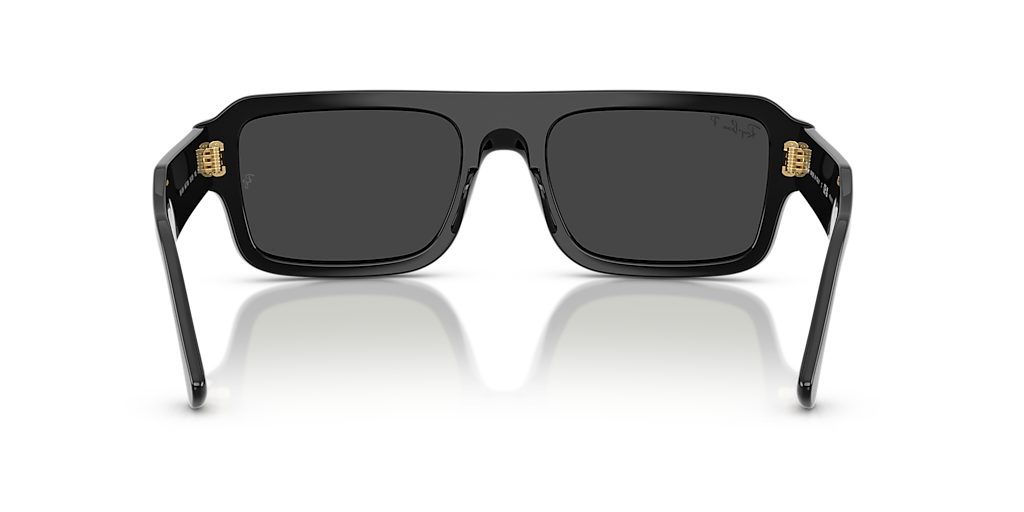 Ray-Ban Flacko Bio-Based XL (56 - 20) with Black lenses and Black