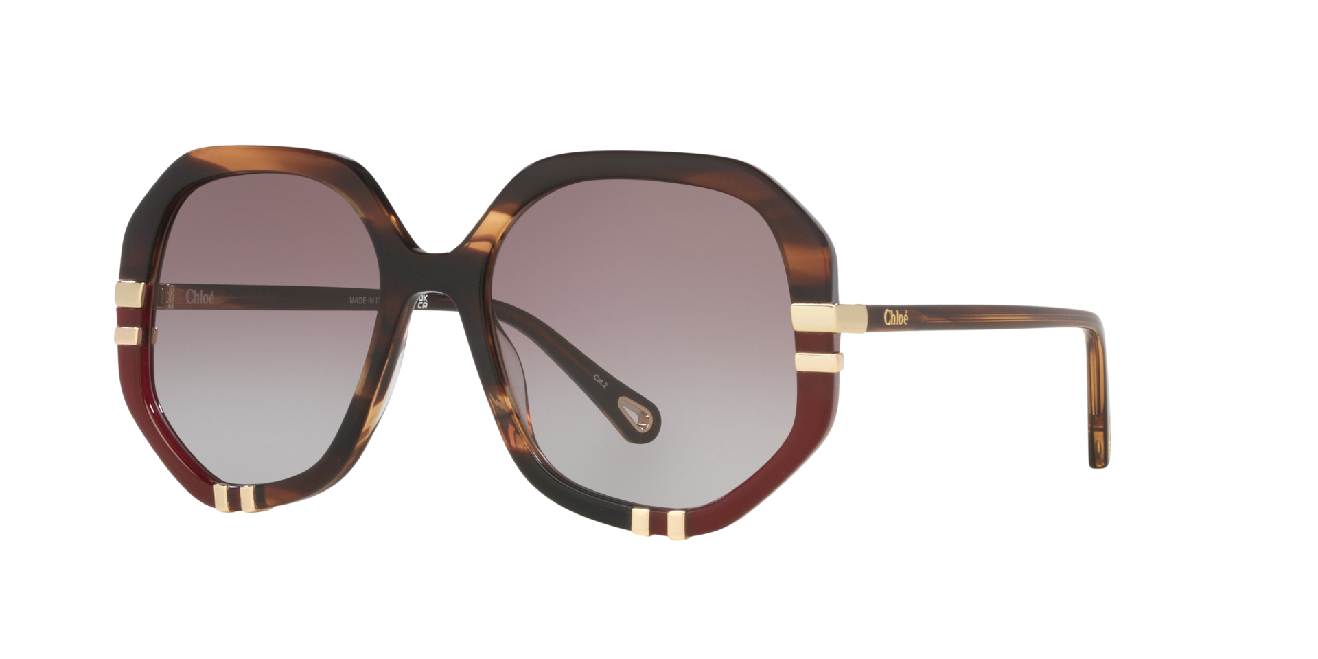 Chlo Femme Sunglass CH0105S - Couleur du Monture caille Couleur de Lentille Brun 259 €