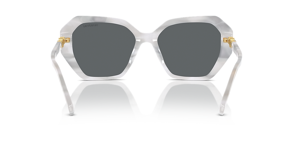 Swarovski SK6017 M (56 - 17) with Grey lenses and White frame