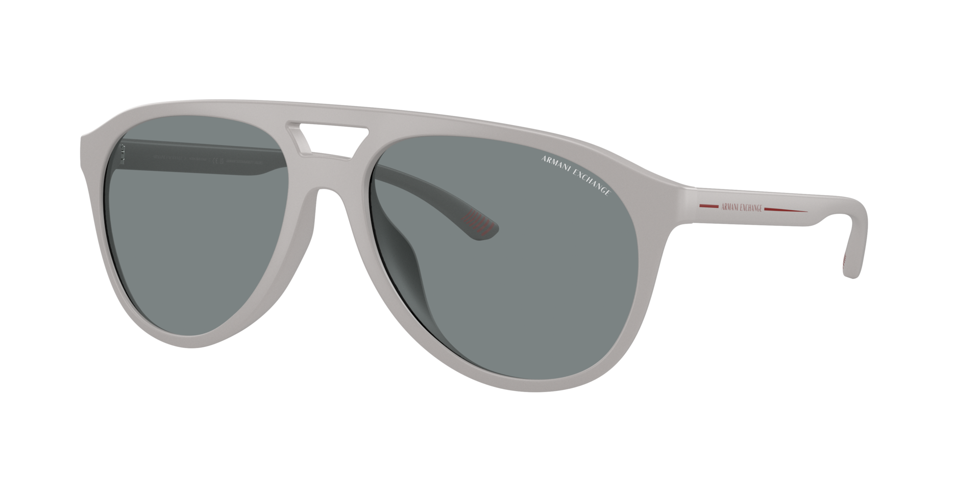 Armani Exchange Man Sunglass AX4156SU - Frame color: Matte Grey, Lens color: Grey