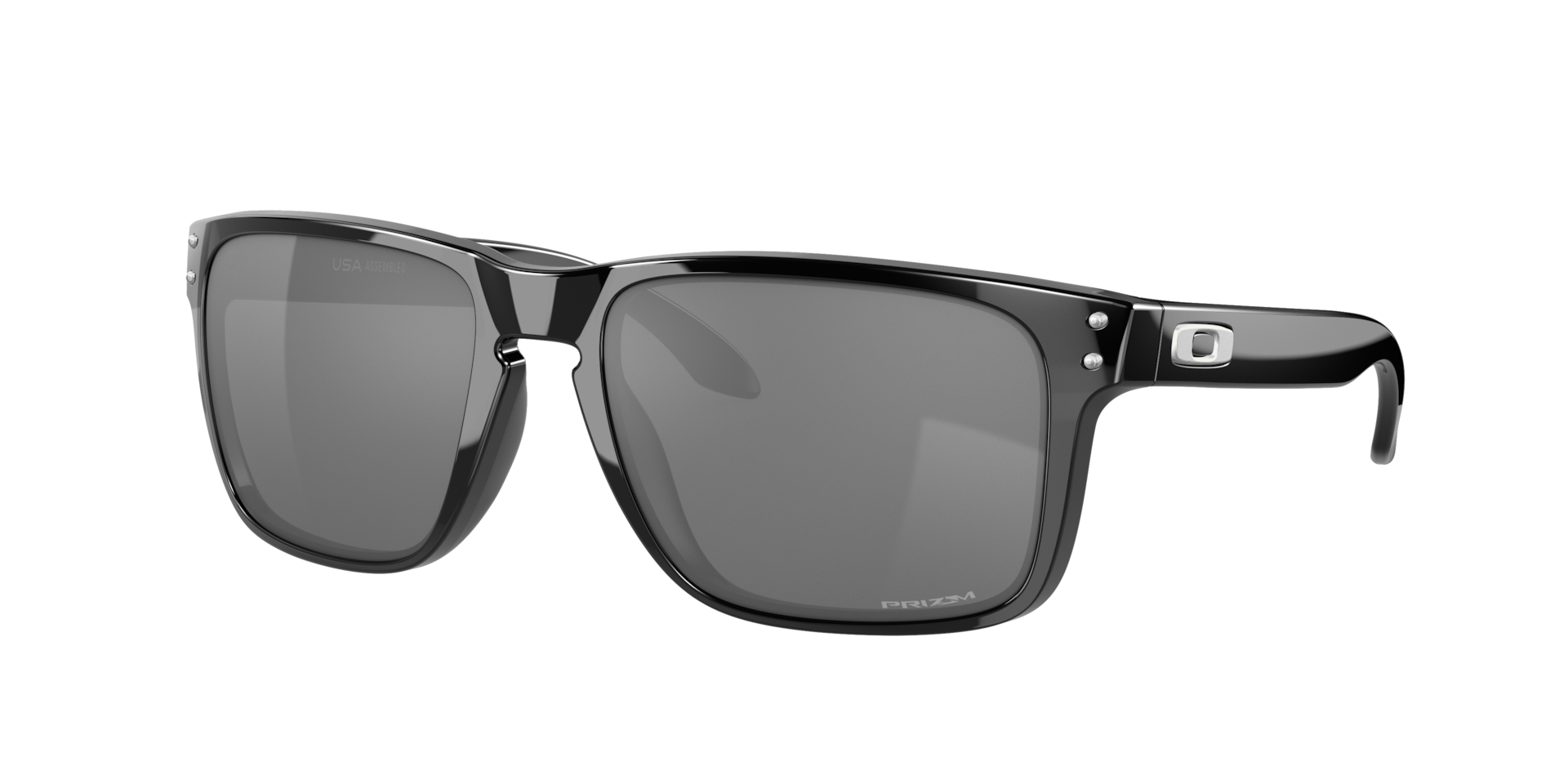 Oakley Mannelijk Sunglass Holbrook™ XL - Framekleur: Glanzend zwart, Lenskleur: Prizm zwart