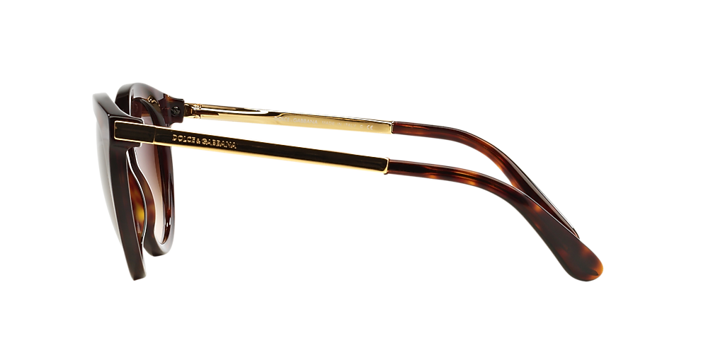 Dolce&Gabbana DG4268 L (52 - 22) with Brown lenses and Tortoise