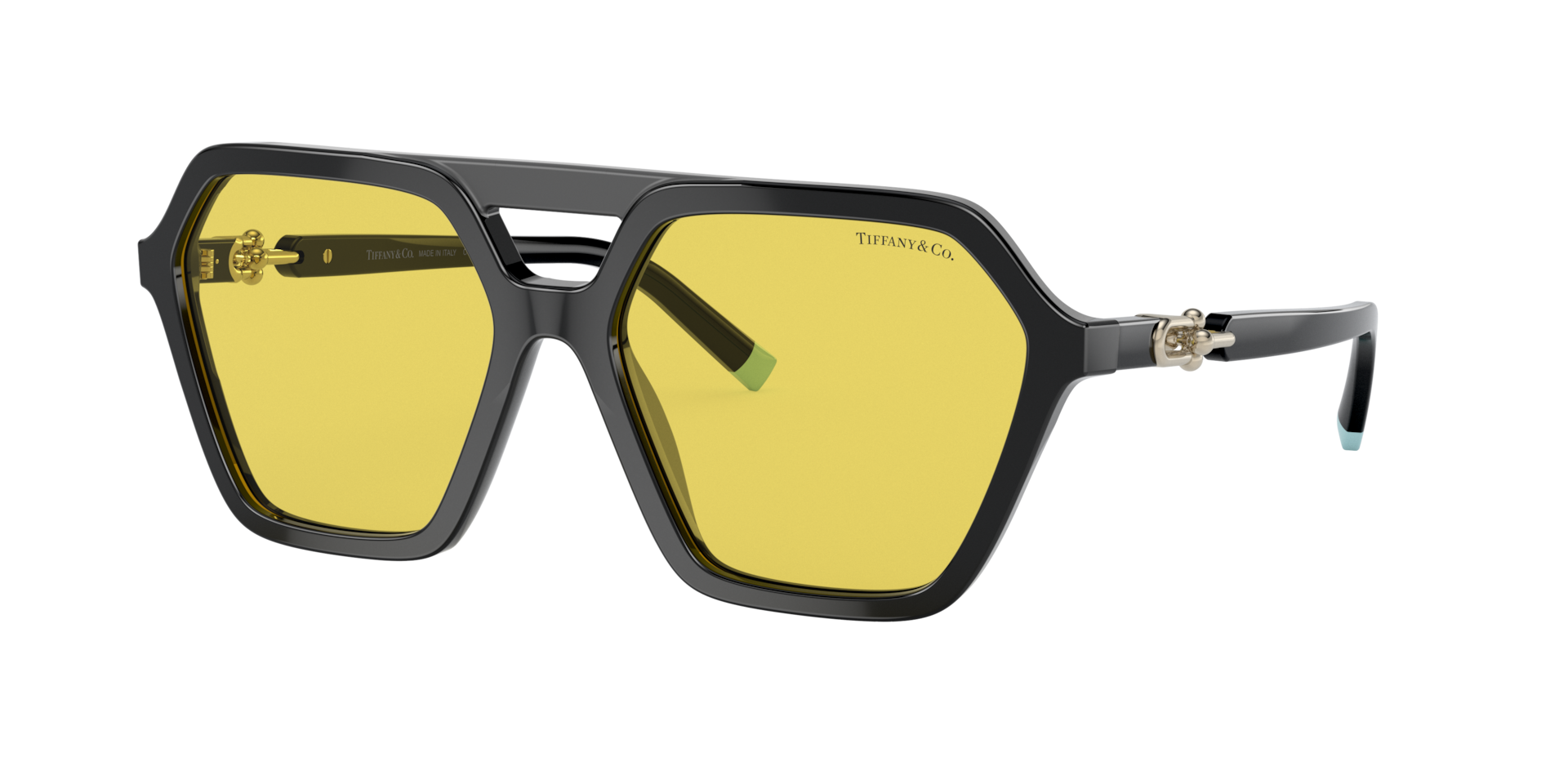 Tiffany Co Femme Sunglass TF4198 - Couleur du Monture Noir Couleur de Lentille Jaune 214 €