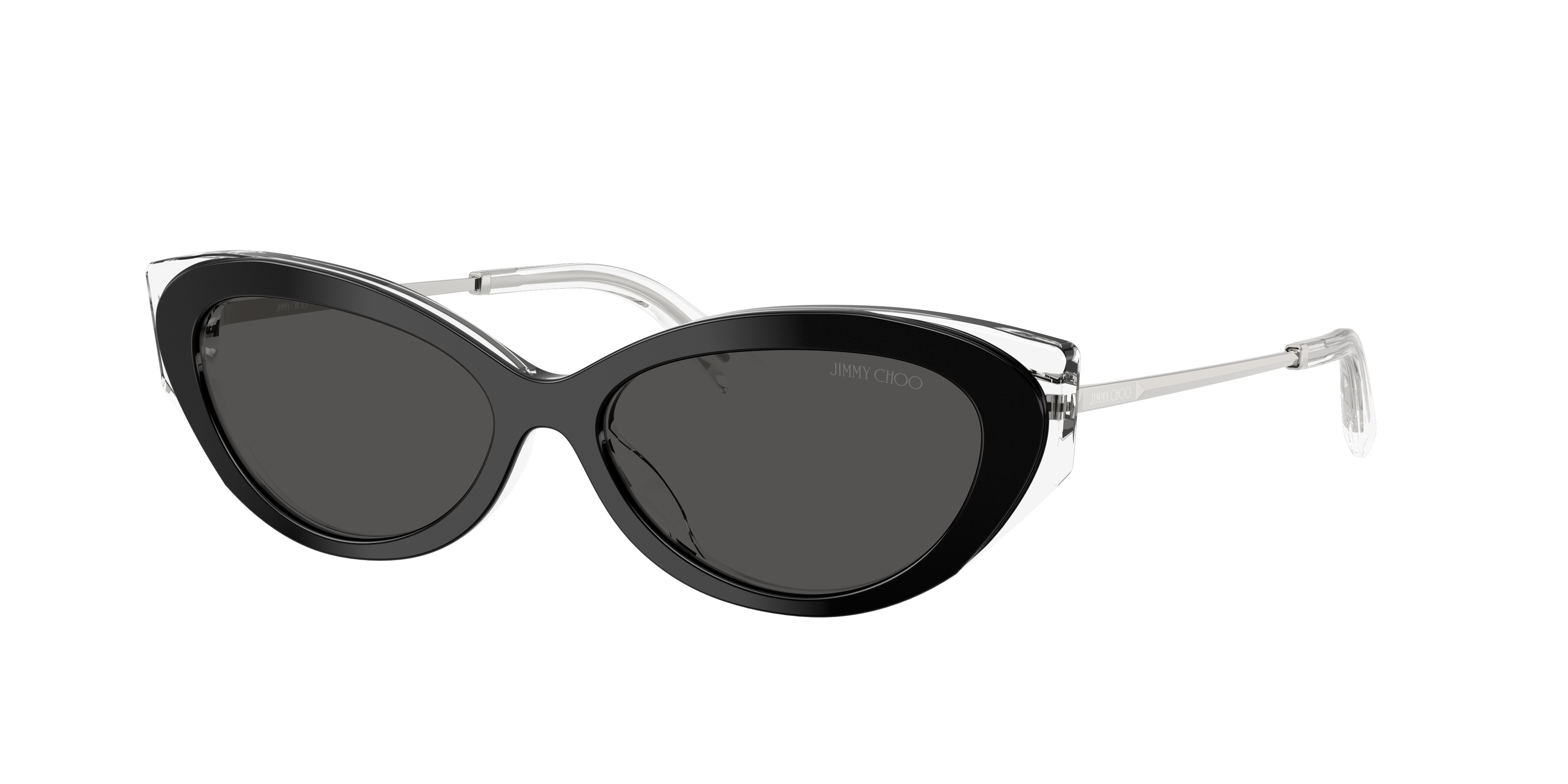 Jimmy Choo JC5065U M (54 - 15) with Grey lenses and Black frame