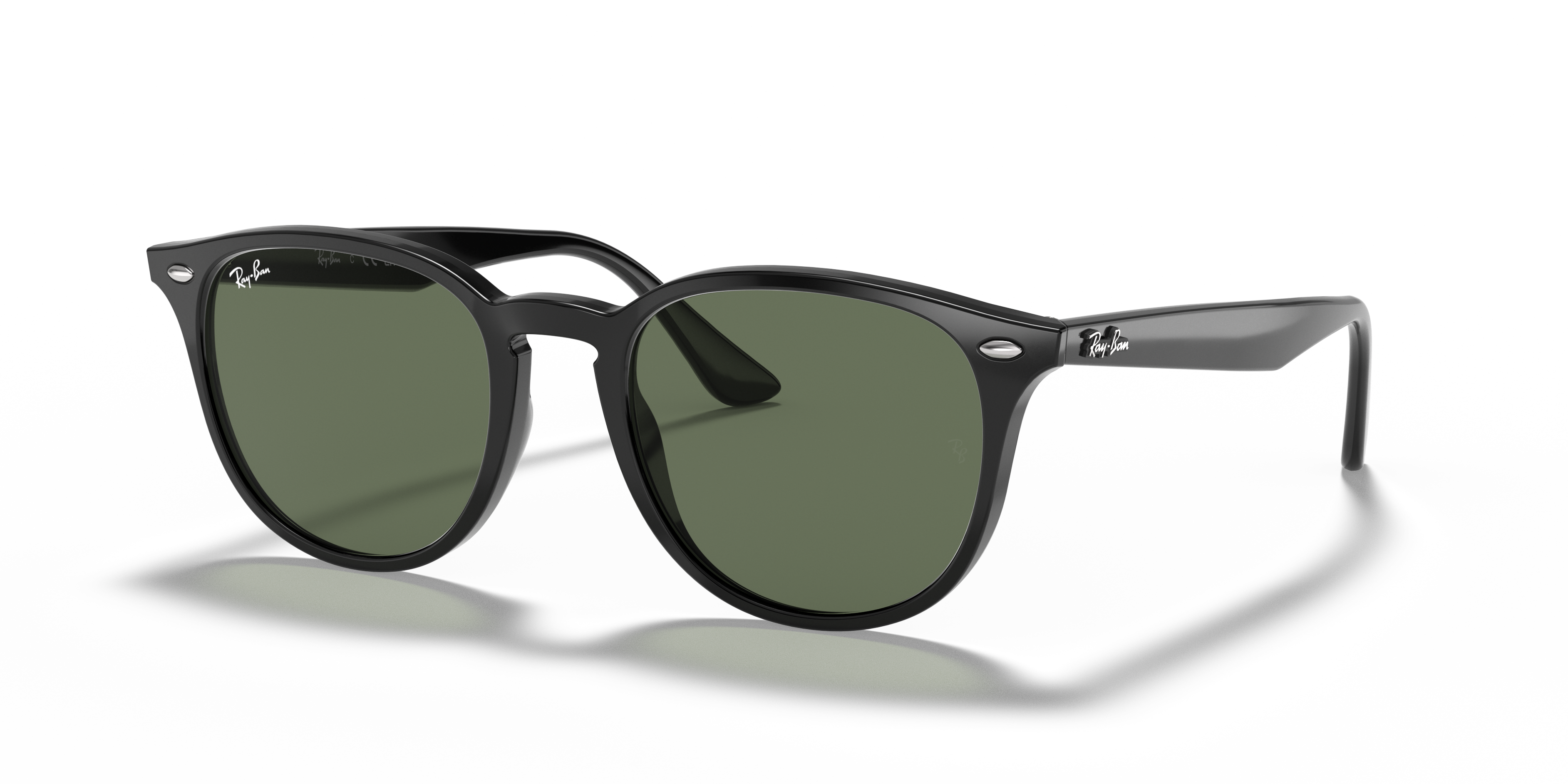 GW値下げ！5/6日20時まで！RayBan RB4259F ライトグレー Ray-Ban RB4259 L (53 - 20) with Green lenses and Black frame