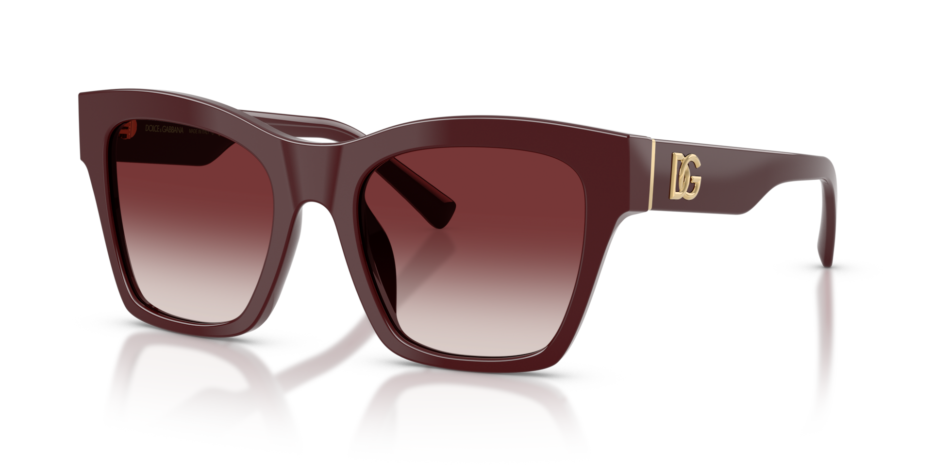 Dolce&Gabbana DG4512 L (53 - 20) with Brown lenses and Red frame 