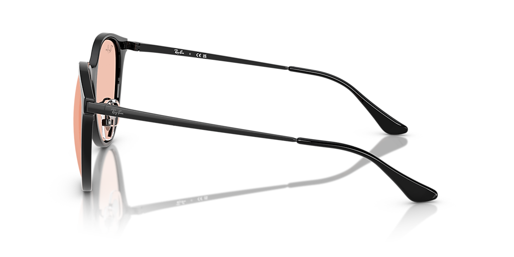 Ray-Ban RB4334D XXL (55 - 19) with Pink lenses and Black frame