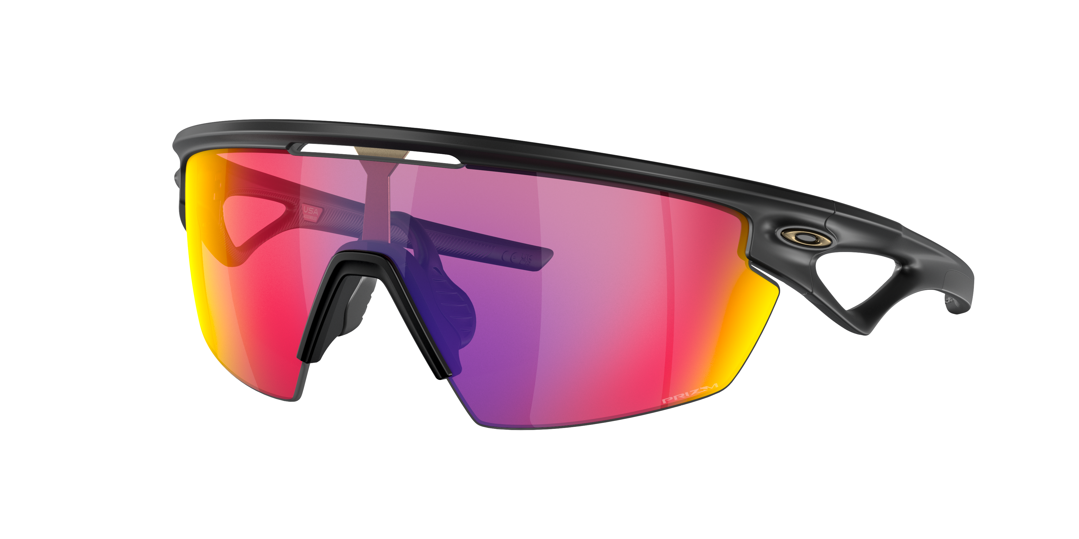 Oakley Unisex Sunglass Sphaera™ -  Frame color: Matte Black, Lens color: Prizm Road