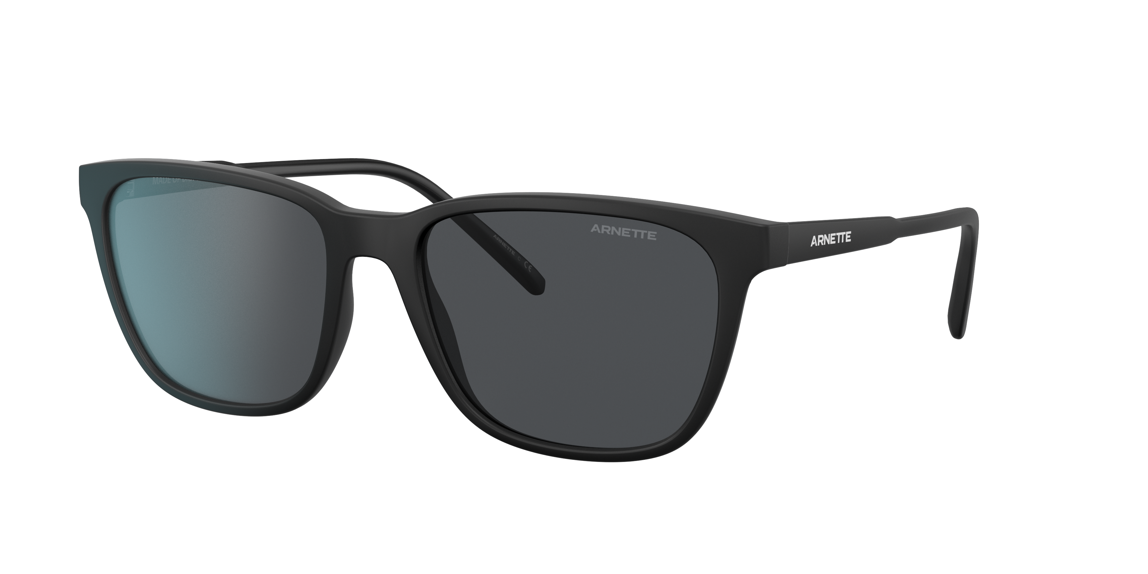 Arnette Man Sunglass Cortex -  Frame color: Matte Black, Lens color: Dark Grey