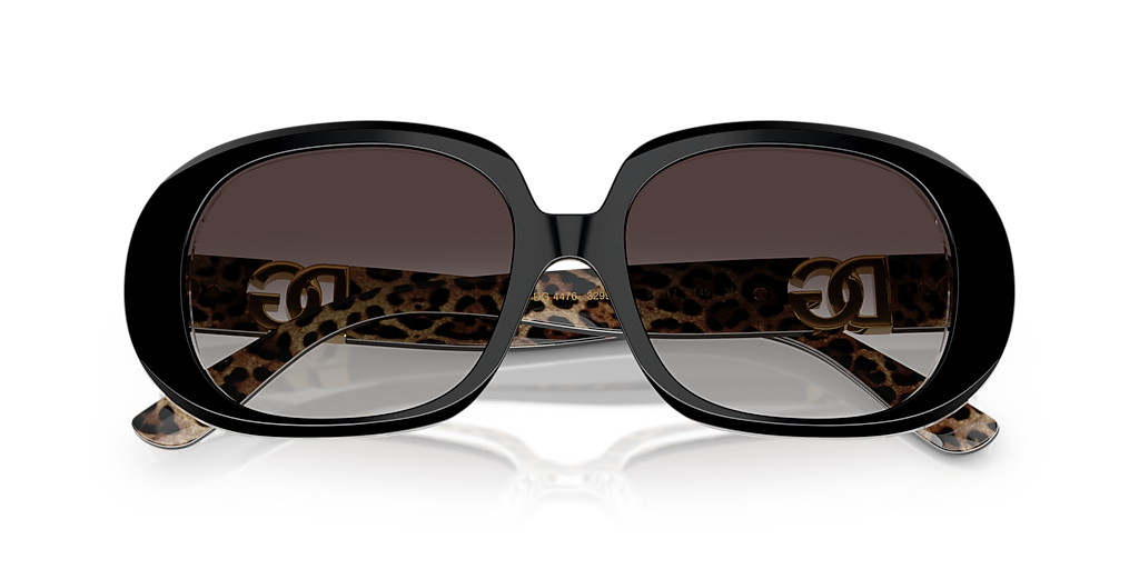Dolce&Gabbana DG4476 L (56 - 17) with Grey lenses and Black frame