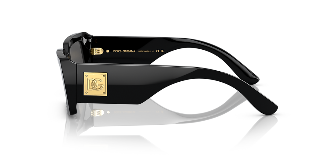 Dolce&Gabbana DG4416 M (53 - 20) com Lentes Cinza e Armação Preto