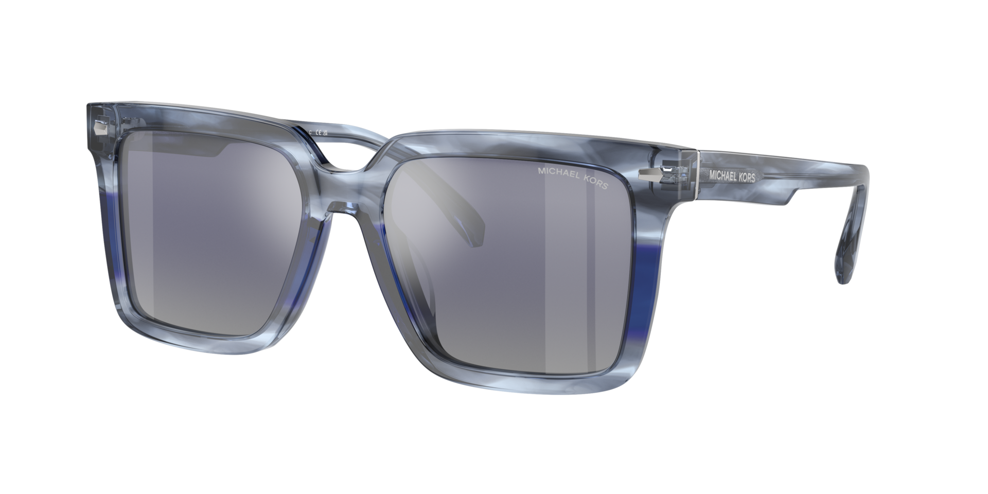 Michael Kors Homme Sunglass MK2217U Abruzzo - Couleur du Monture Corne Bleu Couleur de Lentille Dgrad Bleu effet miroir 69 €
