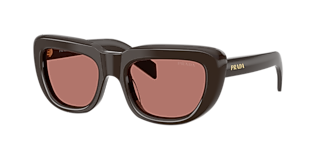 Prada PR 10ZSF L (55 - 19) with Grey lenses and Black frame