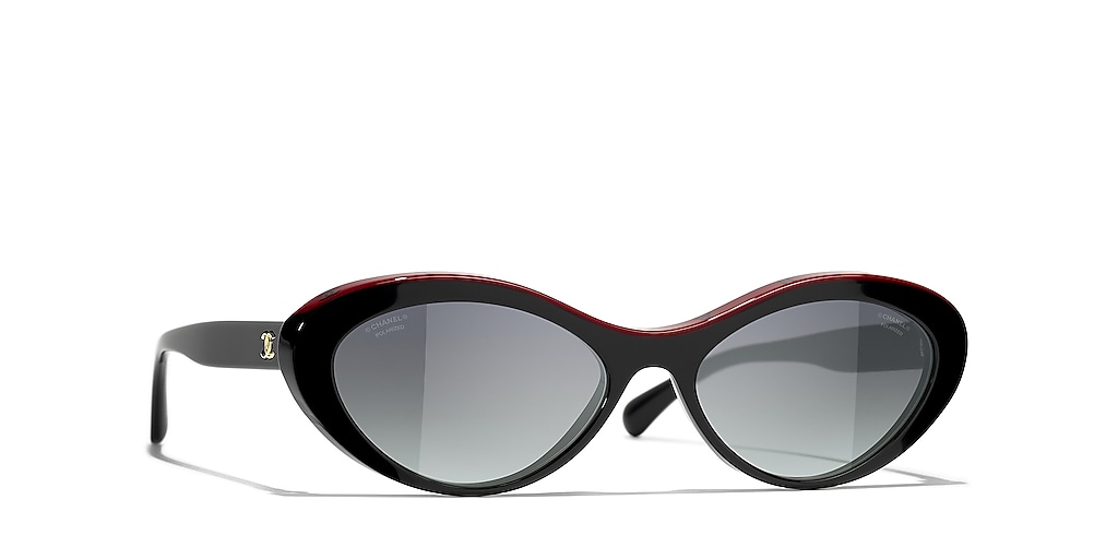 Chanel Oval Sunglasses CH5416 L (57 - 17) met Grijs Brillenglazen