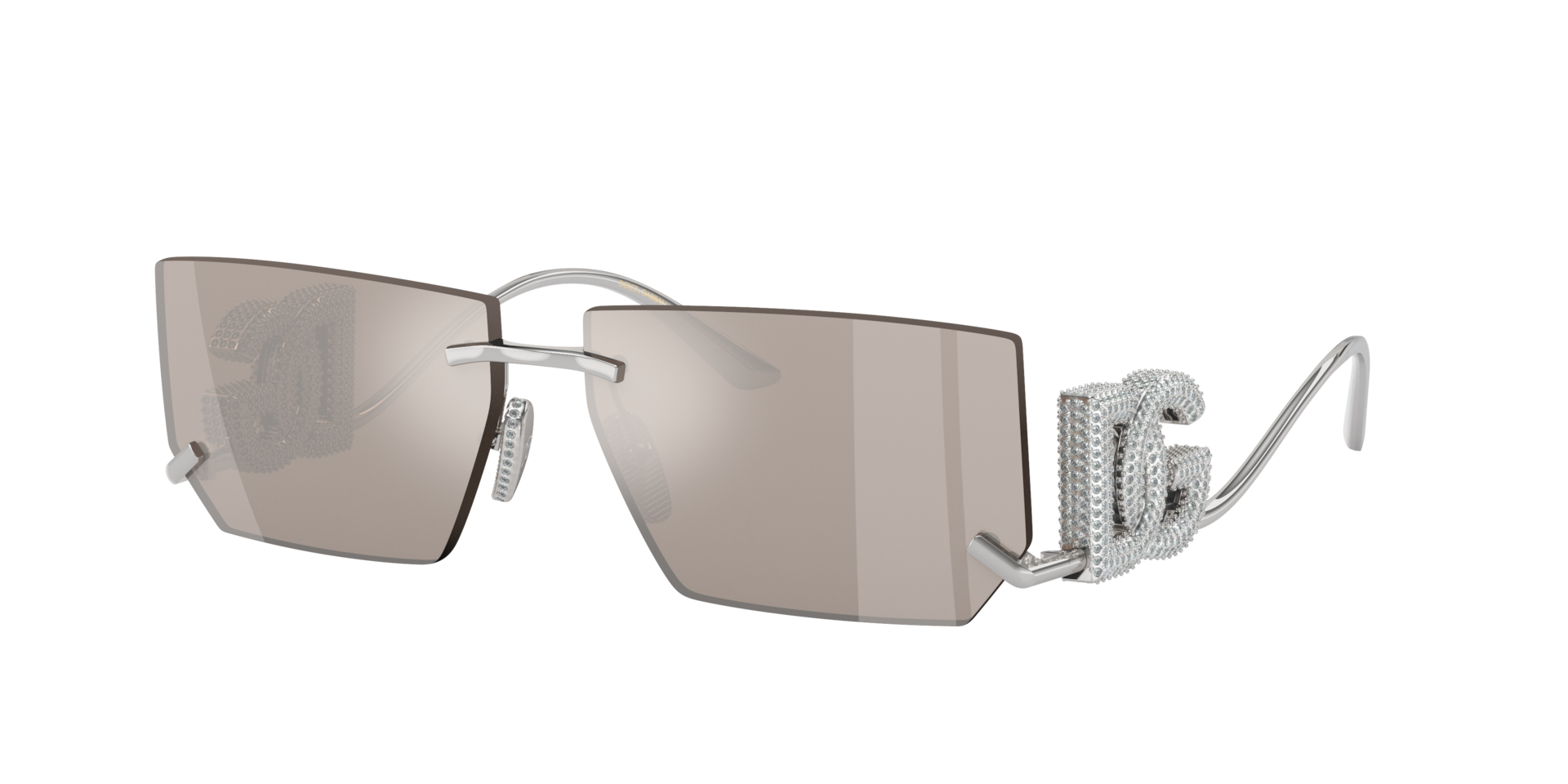 Dolce&Gabbana DG2304B M (60 - 14) with Silver lenses and Silver